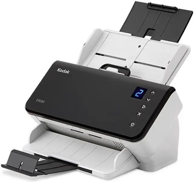 Alt view image 2 of 10 - Kodak Alaris E1030 Sheetfed Scanner - 600 dpi Optical - 24-bit Color - 30 ppm (Mono) - 30 ppm (Color) - Duplex Scanning - USB