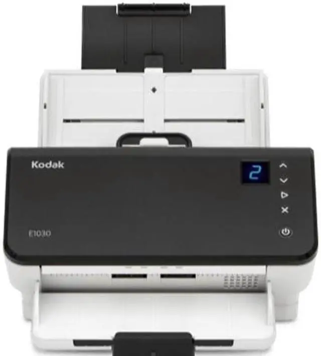 Alt view image 5 of 10 - Kodak Alaris E1030 Sheetfed Scanner - 600 dpi Optical - 24-bit Color - 30 ppm (Mono) - 30 ppm (Color) - Duplex Scanning - USB