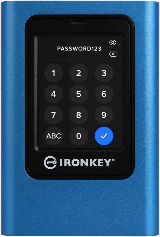 Alt view image 2 of 5 - Kingston IronKey Vault Privacy 80 3840GB External SSD IKVP80ES/3840G