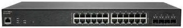 Alt view image 17 of 17 - SonicWall SWS14-24FPOE Ethernet Switch 24 Ports - Manageable - Gigabit Ethernet, 10 Gigabit Ethernet - 10/100/1000Base-T, 10GBase-X - 2 Layer Supported - Modular - 500.40 W Power Consumption 02SSC8377