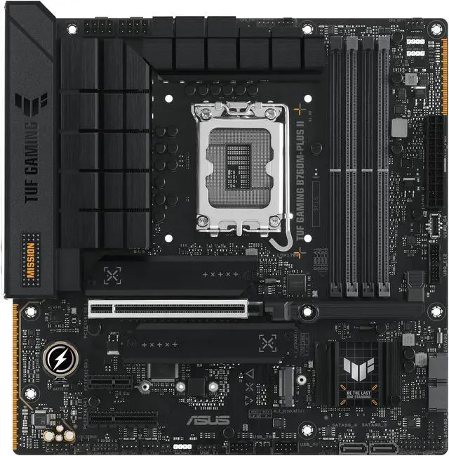 Main image of ASUS TUF GAMING B760M-PLUS II - Motherboard - micro ATX - LGA1700 Socket - B760 Chipset - USB 3.2 Gen 1, USB 3.2 Gen 2,
