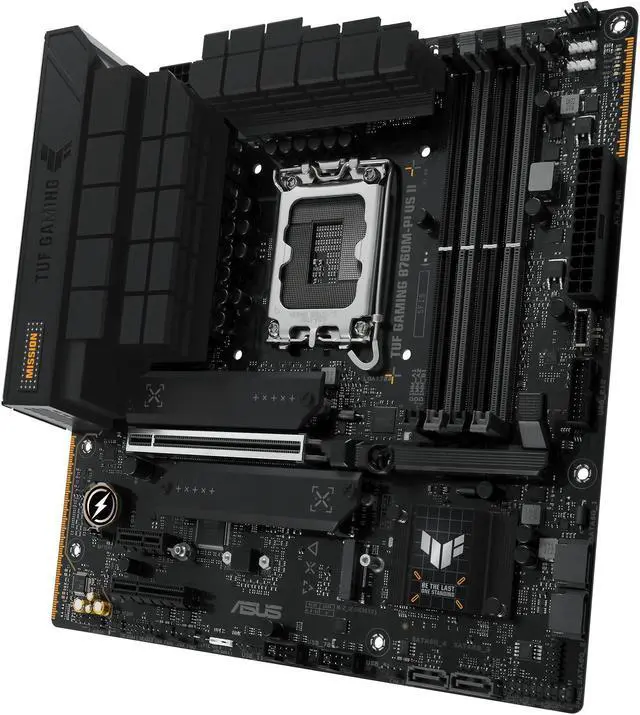 Alt view image 3 of 6 - ASUS TUF GAMING B760M-PLUS II - Motherboard - micro ATX - LGA1700 Socket - B760 Chipset - USB 3.2 Gen 1, USB 3.2 Gen 2,