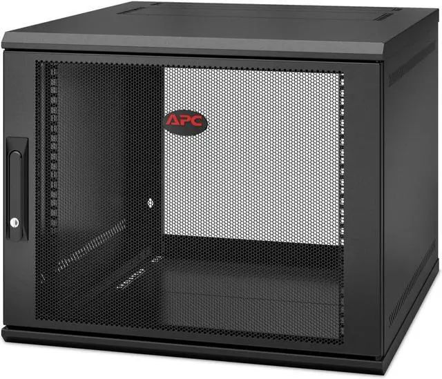 Alt view image 13 of 16 - Apc By Schneider Electric Netshelter Wx 9U Single Hinged Wall-Mount Enclosure 600Mm Deep