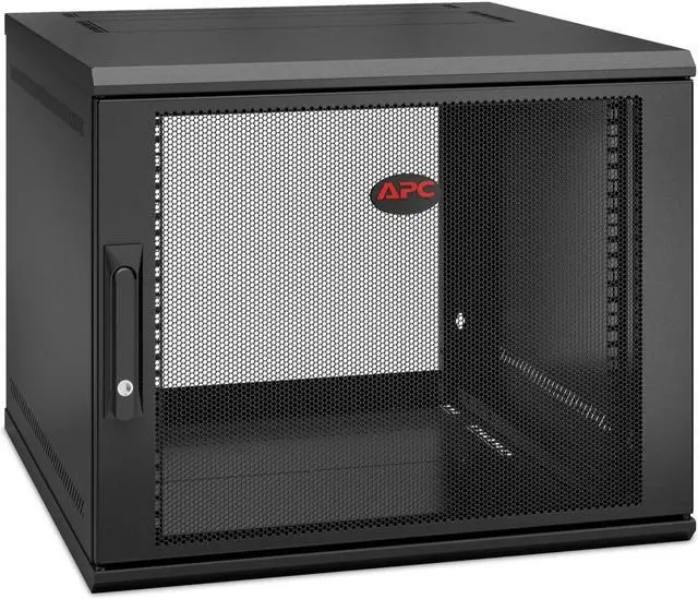 Alt view image 14 of 16 - Apc By Schneider Electric Netshelter Wx 9U Single Hinged Wall-Mount Enclosure 600Mm Deep