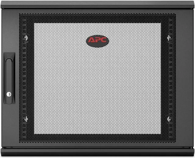 Alt view image 15 of 16 - Apc By Schneider Electric Netshelter Wx 9U Single Hinged Wall-Mount Enclosure 600Mm Deep