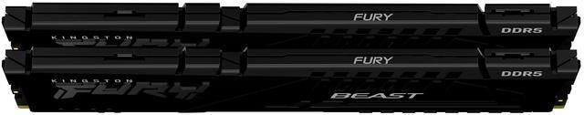 Alt view image 8 of 10 - Kingston FURY Beast 64GB (2 x 32GB) 288-Pin PC RAM DDR5 4800 (PC5 38400) Memory (Desktop Memory) Model KF548C38BBK2-64