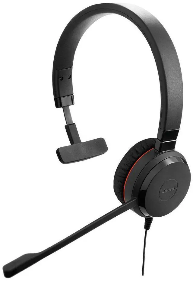 Alt view image 11 of 13 - Jabra Evolve 30 II MS Mono (5393-823-309) 3.5mm/ USB Connector Single Ear Headset