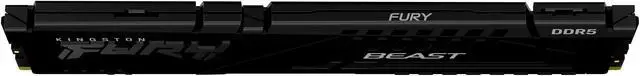 Alt view image 6 of 8 - Kingston FURY Beast 16GB DDR5 SDRAM Memory Module - For Motherboard - 16 GB (1 x 16GB) - DDR5-6000/PC5-48000 DDR5 SDRAM - 6000 MHz Single-rank Memory - CL36 - 1.35 V - Non-ECC - Unbuffered - 288-pin -