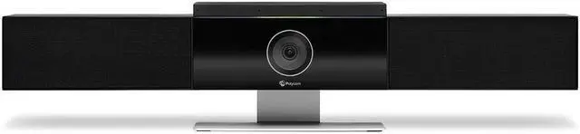 Alt view image 5 of 5 - Poly Studio 4K Video System Speaker Bar Small & Medium Conference - Black