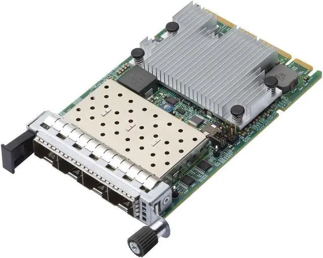 Alt view image 2 of 2 - Lenovo ThinkSystem Broadcom 57454 10/25GbE SFP28 4-port OCP Ethernet Adapter - PCI Express 3.0 x16 - 4 Port(s) - Optical Fiber - 25GBase-X - Plug-in Card