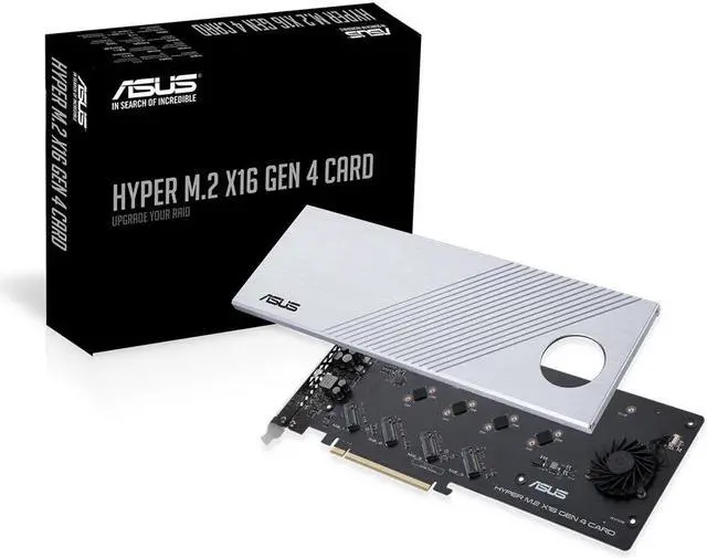 Alt view image 4 of 5 - HYPER M.2 X16 GEN 4 CARD