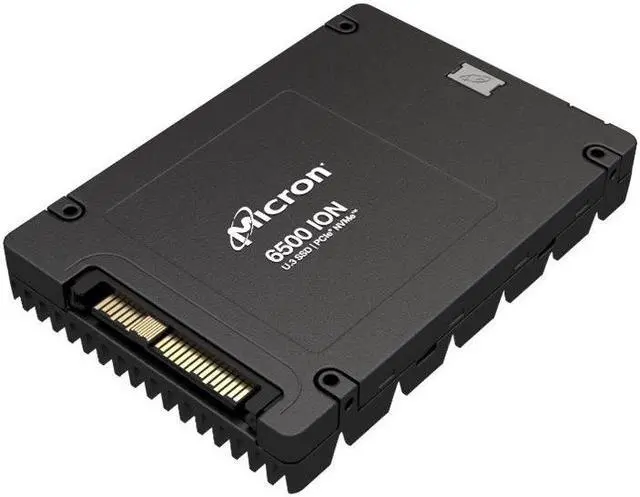Main image of Micron 6500 ION - SSD - Enterprise - encrypted - 30.72 TB - internal - 2.5" - U.3 PCIe 4.0 x4 (NVMe) - SHA-512 - Self-Encrypting Drive (SED), TCG Opal Encryption 2.01 - TAA Compliant