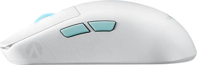 Alt view image 4 of 4 - ASUS ROG Harpe Ace - Aim Lab Edition - mouse - USB, 2.4 GHz, Bluetooth 5.1 - white