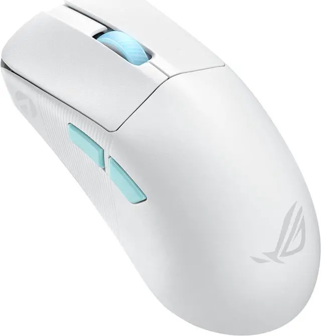 Alt view image 3 of 4 - ASUS ROG Harpe Ace - Aim Lab Edition - mouse - USB, 2.4 GHz, Bluetooth 5.1 - white