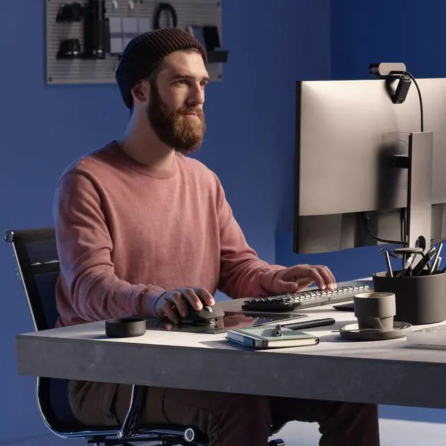 Alt view image 3 of 7 - MX MASTER 3S WIRELESS MOUSE PALEGREY