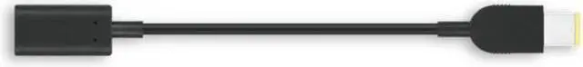 Alt view image 5 of 6 - Lenovo USB-C to Slim-tip Cable Adapter - For USB Device - Black