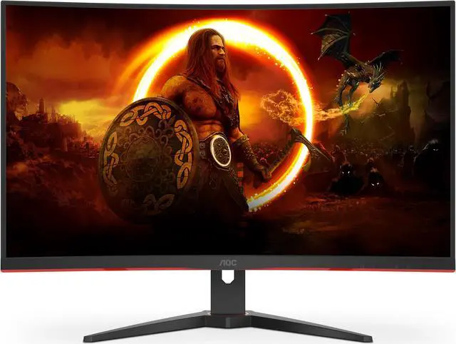 Alt view image 3 of 4 - AOC Gaming C32G2ZE - LED monitor - curved - Full HD (1080p) - 32"