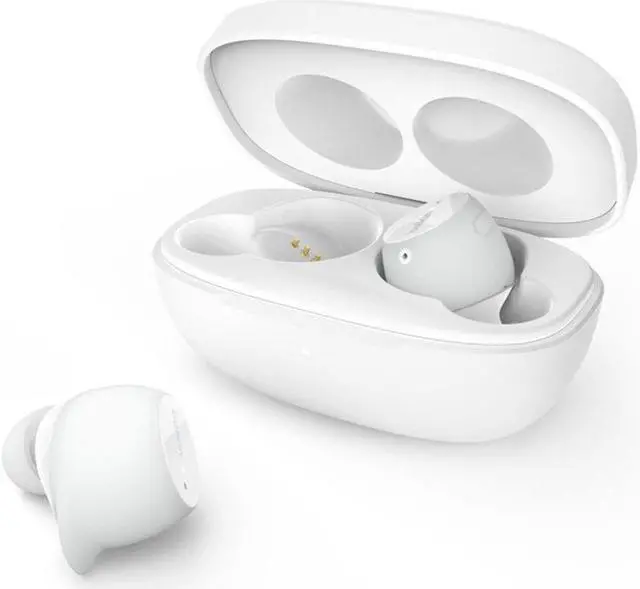 Alt view image 2 of 9 - Belkin SoundForm Immerse, True Wireless Earbuds with Hybrid ANC, Wireless Charging, IPX5 Sweat and Water Resistant, Apple Find My Ping My Earbuds for iPhone, Galaxy, Pixel and More