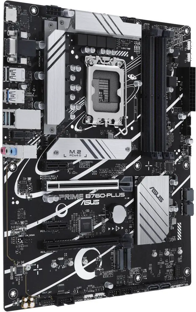 Alt view image 2 of 6 - ASUS Mainboard PRIME B760-PLUS - ATX - Socket LGA1700 - Intel B760