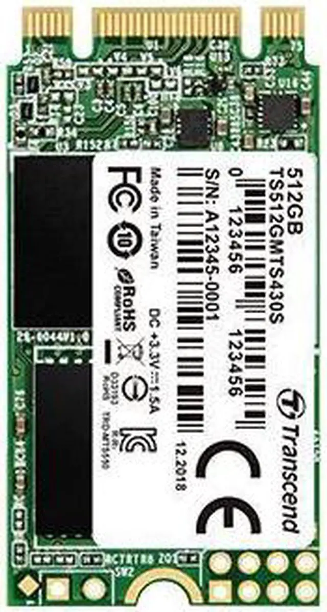 Alt view image 16 of 17 - transcend 512gb sata iii 6gb/s mts430s 42 mm m.2 ssd solid state drive ts512gmts430s