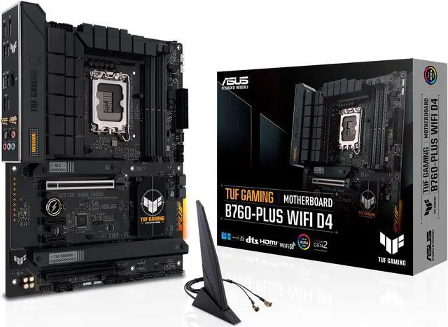 Alt view image 6 of 11 - ASUS TUF GAMING B760-PLUS WIFI D4 LGA1700 ATX Motherboard  DDR4