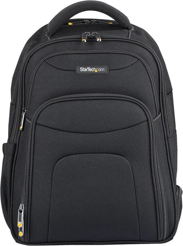 Alt view image 3 of 15 - Startech 17.3" Laptop Backpack w/ Removable Accessory Case, Professional IT Tech Backpack for Work/Travel/Commute, Nylon Computer Bag