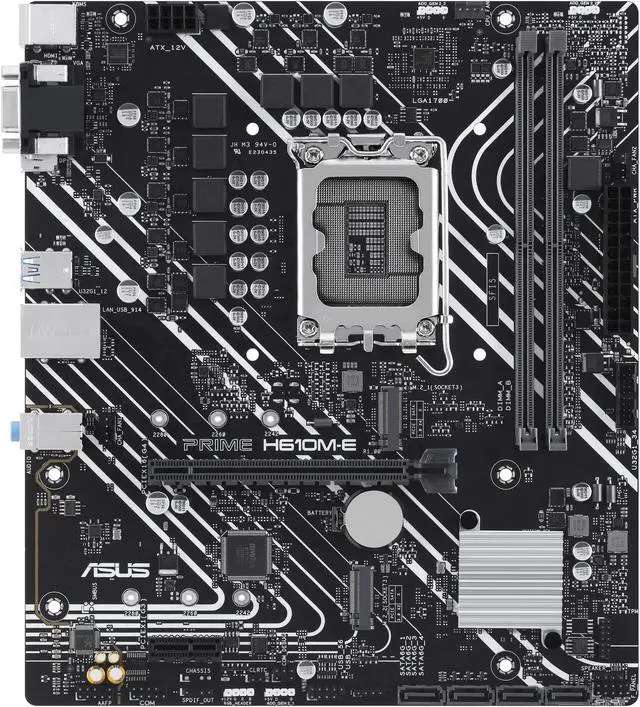 Main image of ASUS Mainboard PRIME H610M-E-CSM - micro ATX - LGA 1700 - Intel