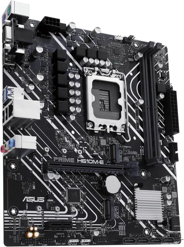 Alt view image 4 of 7 - ASUS Mainboard PRIME H610M-E-CSM - micro ATX - LGA 1700 - Intel