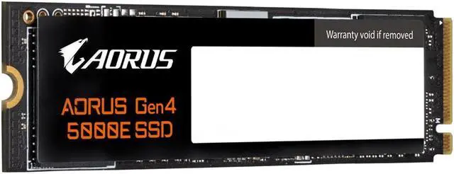 Alt view image 4 of 9 - Gigabyte SSD 1.0TB AORUS 5000E 2280 M.2 NVMe Up to 5,000 MB/s 3D TLC NAND Flash