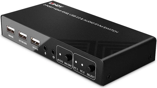 Main image of 2 Port HDMI 4K60, USB 2.0 &