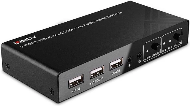 Alt view image 2 of 5 - 2 Port HDMI 4K60, USB 2.0 &