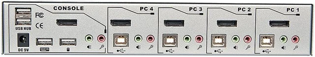 Alt view image 3 of 8 - 4 PORT DISPLAYPORT