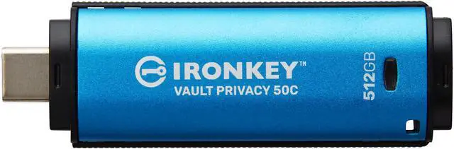 Alt view image 3 of 8 - 512GB USB-C IRONKEY VAULT 50C