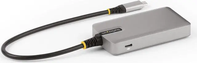 Alt view image 2 of 11 - StarTech 4-Port USB-C Hub with USB-C Video Output 100W PD HB31C3A1CDPPD3