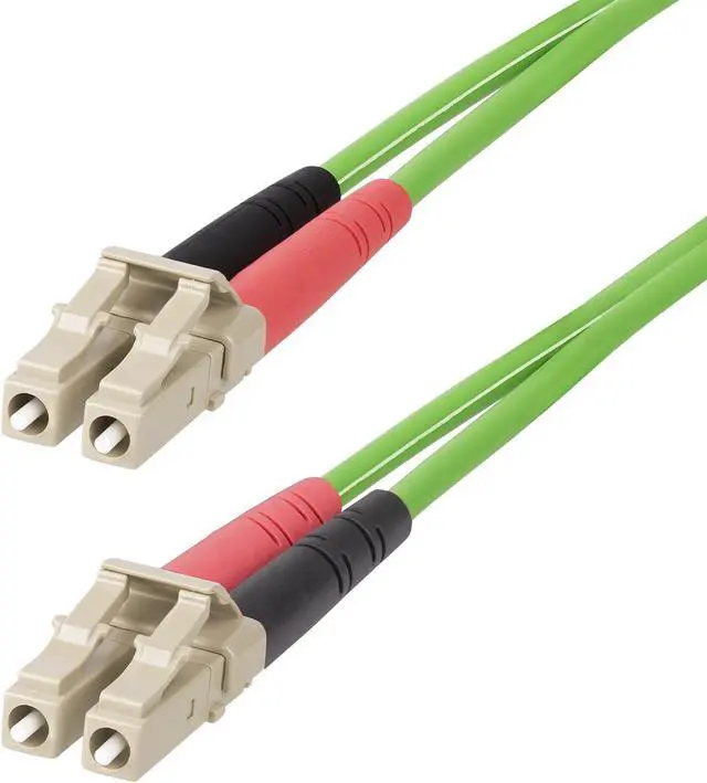 Alt view image 2 of 5 - StarTech 15m 49.2ft LC to LC UPC OM5 Multimode Fiber Optic Cable 50/125µm Duplex Zipcord 40G/100G LSZH Fiber Jumper Cord LCLCL15MOM5FIBER