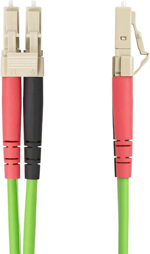 Alt view image 3 of 5 - StarTech 15m 49.2ft LC to LC UPC OM5 Multimode Fiber Optic Cable 50/125µm Duplex Zipcord 40G/100G LSZH Fiber Jumper Cord LCLCL15MOM5FIBER