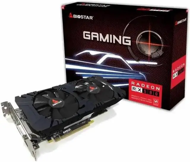 Main image of BIOSTAR Radeon RX 580 8GB GDDR5 graphics card (VA5815RQ82)