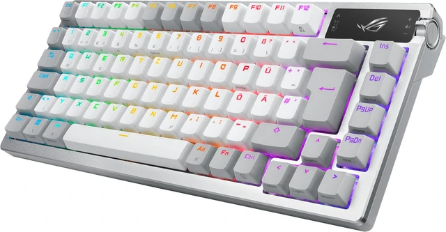 Alt view image 3 of 7 - ASUS keyboard ROG Azoth white - white