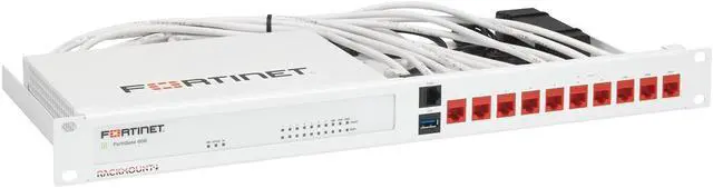 Alt view image 3 of 3 - Rackmount IT RM-FR-T10 Rack Mount Kit for FortiGate - Signal White