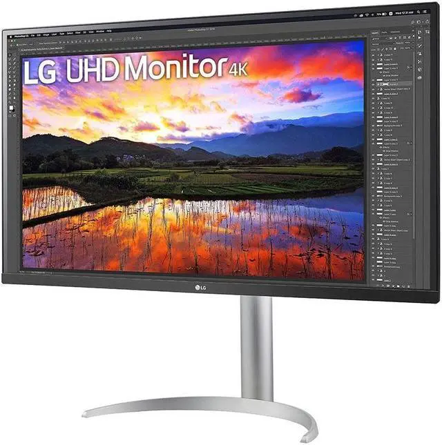 Alt view image 2 of 7 - 81,3cm/32'' (3840x2160) LG 32UP55NP 4ms 16:9 IPS HDMI DP USB-C Speaker 4K UHD Black/White