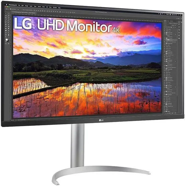 Alt view image 3 of 7 - 81,3cm/32'' (3840x2160) LG 32UP55NP 4ms 16:9 IPS HDMI DP USB-C Speaker 4K UHD Black/White