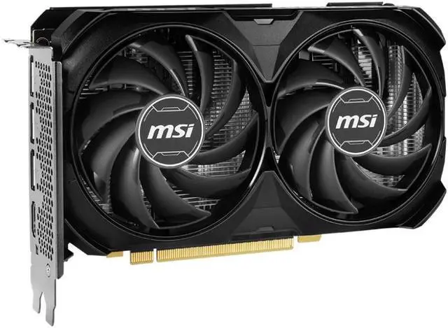 Alt view image 3 of 5 - MSI graphics card GeForce RTX 4060 Ti VENTUS 2X BLACK 16G OC - 16 GB GDDR6 OC