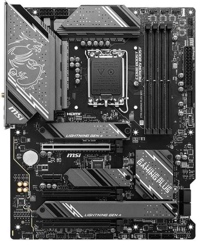 Alt view image 6 of 7 - 1700 MSI H610M-E PRO mATX D4