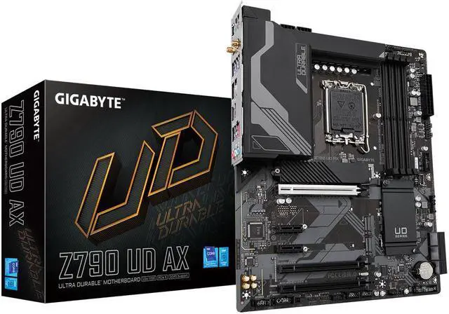 Alt view image 2 of 10 - Gigabyte Z790 UD Motherboard CPU LGA1700 Intel DDR5 HDMI