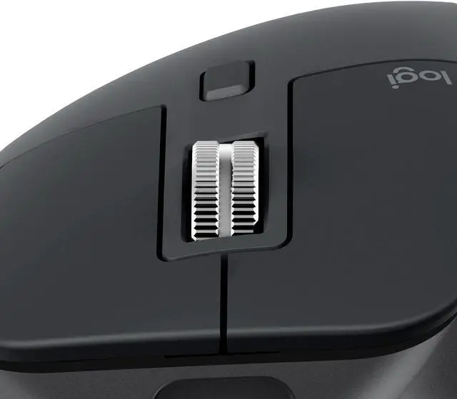 Alt view image 12 of 12 - Logitech Master Series MX Master 3S - Mouse - ergonomic - optical - 7 buttons - wireless - Bluetooth, 2.4 GHz - Logitech