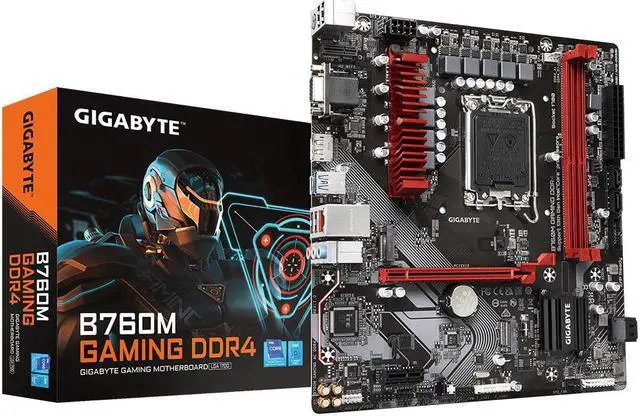 Alt view image 5 of 10 - Gigabyte B760M GAMING Micro ATX VGA HDMI DP Motherboard LGA 1700 LAN 2.5 Gigabit DDR5
