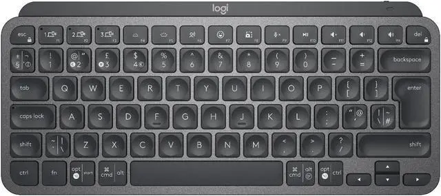 Main image of Logitech MX Keys Mini - Keyboard - backlit - Bluetooth - QWERTY - UK - graphite