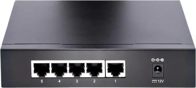 Alt view image 5 of 11 - StarTech.com Unmanaged 2.5G Switch, 5 Port 2.5GBASE-T Unmanaged Ethernet Switch, Din Rail | Wall Mount, Multi-Gigabit, Auto-MDIX, 9K Jumbo
