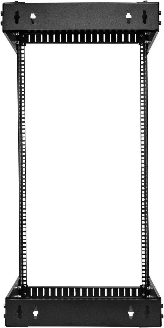 Alt view image 5 of 5 - StarTech.com RACK-21U-20-WALL-OA 21U 19" Wall Mount Network Rack - Adjustable Depth 12-20" 2 Post Open Frame Server Room Rack for AV/Data/ IT Communication/Computer Equipment/Switch w/Cage Nuts & Screws