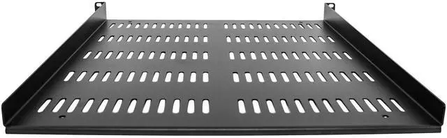 Alt view image 5 of 13 - StarTech.com SHELF-1U-20-FIXED-V 1U Server Rack Shelf - Universal Vented Rack Mount Cantilever Tray for 19" Network Equipment Rack & Cabinet - Durable Design - Weight Capacity 55lb/25kg - 20" Deep Shelf, Black